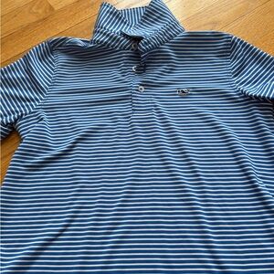 Vineyard Vines boys Blue Striped Shirt